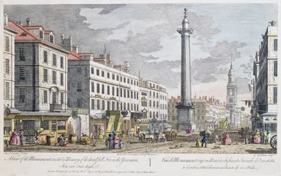 Monumento erigido en memoria del Gran Incendio de Londres